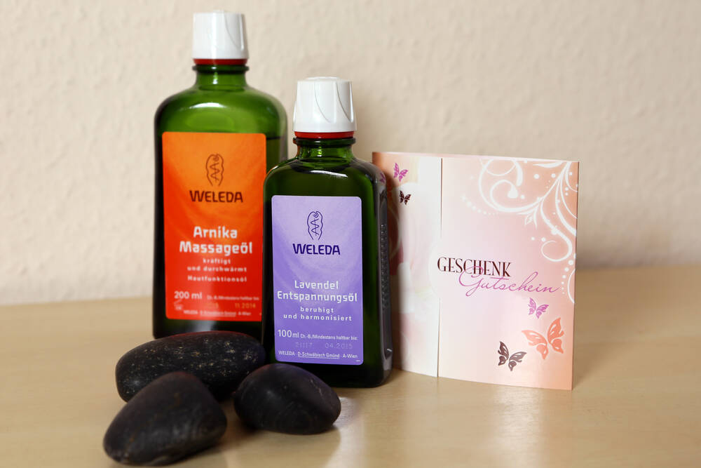 Aromaöl-Massage